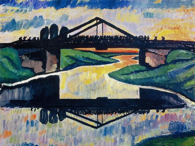 1898-Vilho Henrik Lampi - Danze sul ponte